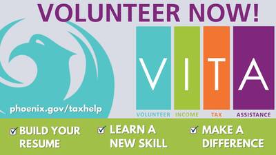 VITA Volunteer Now Recruitment Graphic